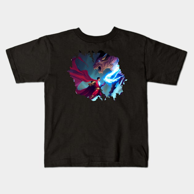 Shazam! Fury of the Gods Kids T-Shirt by Pixy Official